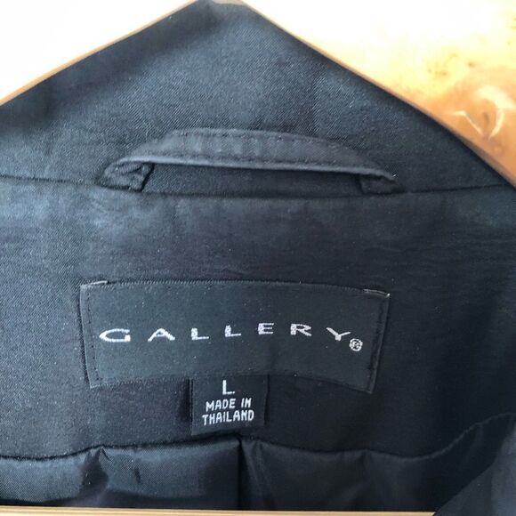 GALLERY Double Button Pea Coat Size Large - Picture 6 of 6